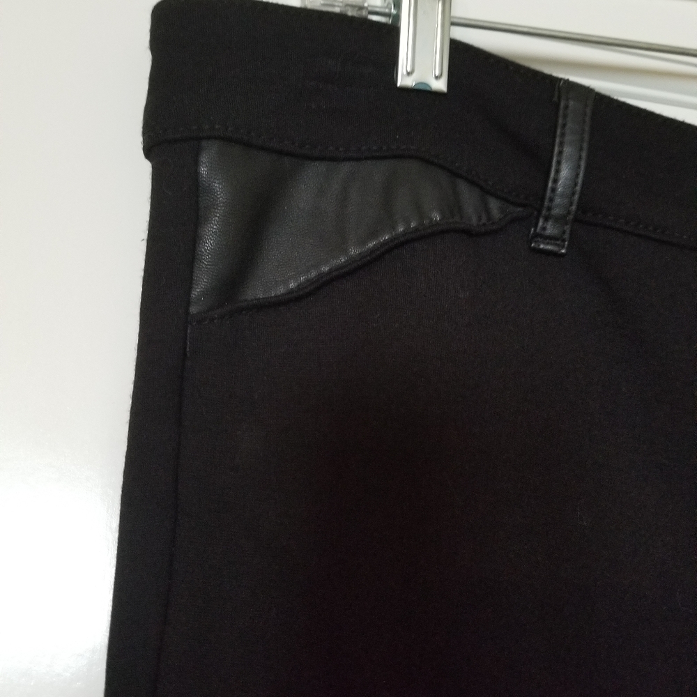 Black knit slacks